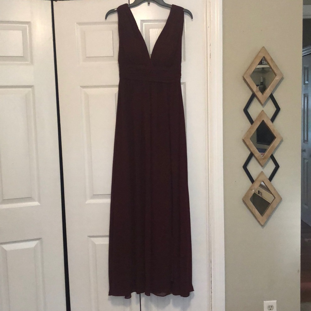 Burgundy Dress